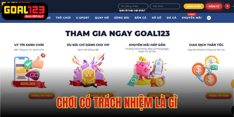 Mục đích của chính sách cá cược có trách nhiệm tại Goal123