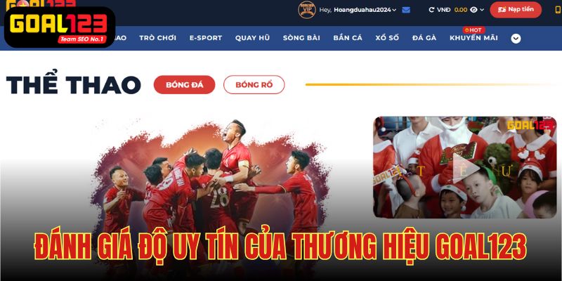 Goal123 là nhà cái uy tín đáng trải nghiệm